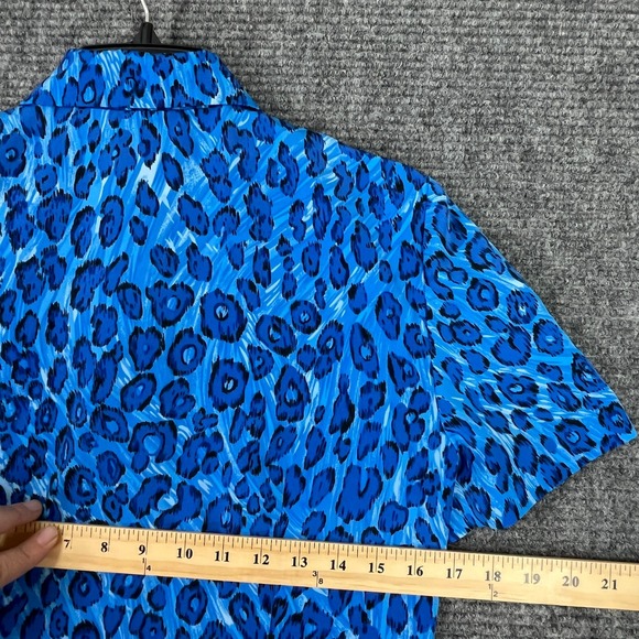 Sag Harbor Dress Blouse Womens 6P Animal Motif Button Front Vintage Y2K Retro - Picture 6 of 9